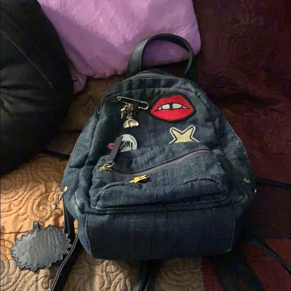 Small denim Steve Madden backpack